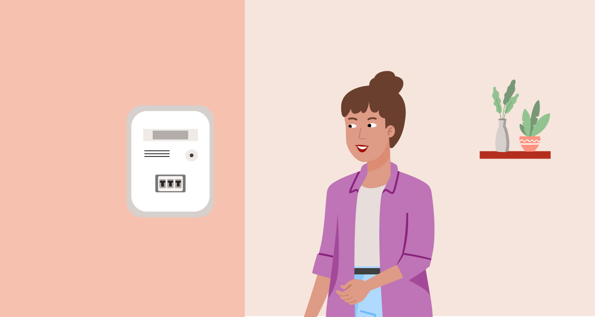 Illustrazione di un contatore 2G per la gestione dei consumi