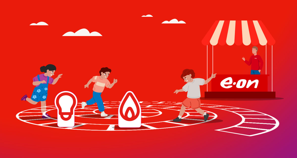 Illustrazione del tour di E.ON Risparmiamo le Energie